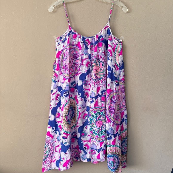 NWOT Lilly Pulitzer Play That Trunky Music Rooney 100% Silk Dress Size XS - Picture 9 of 12